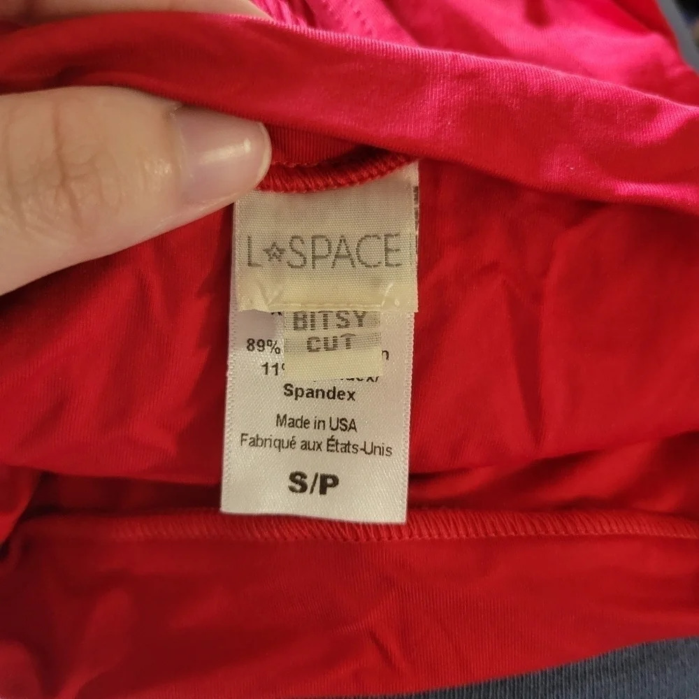 NWOT L*Space Bitsy Cut High Waisted Bikini Bottoms size Small - Picture 2 of 2
